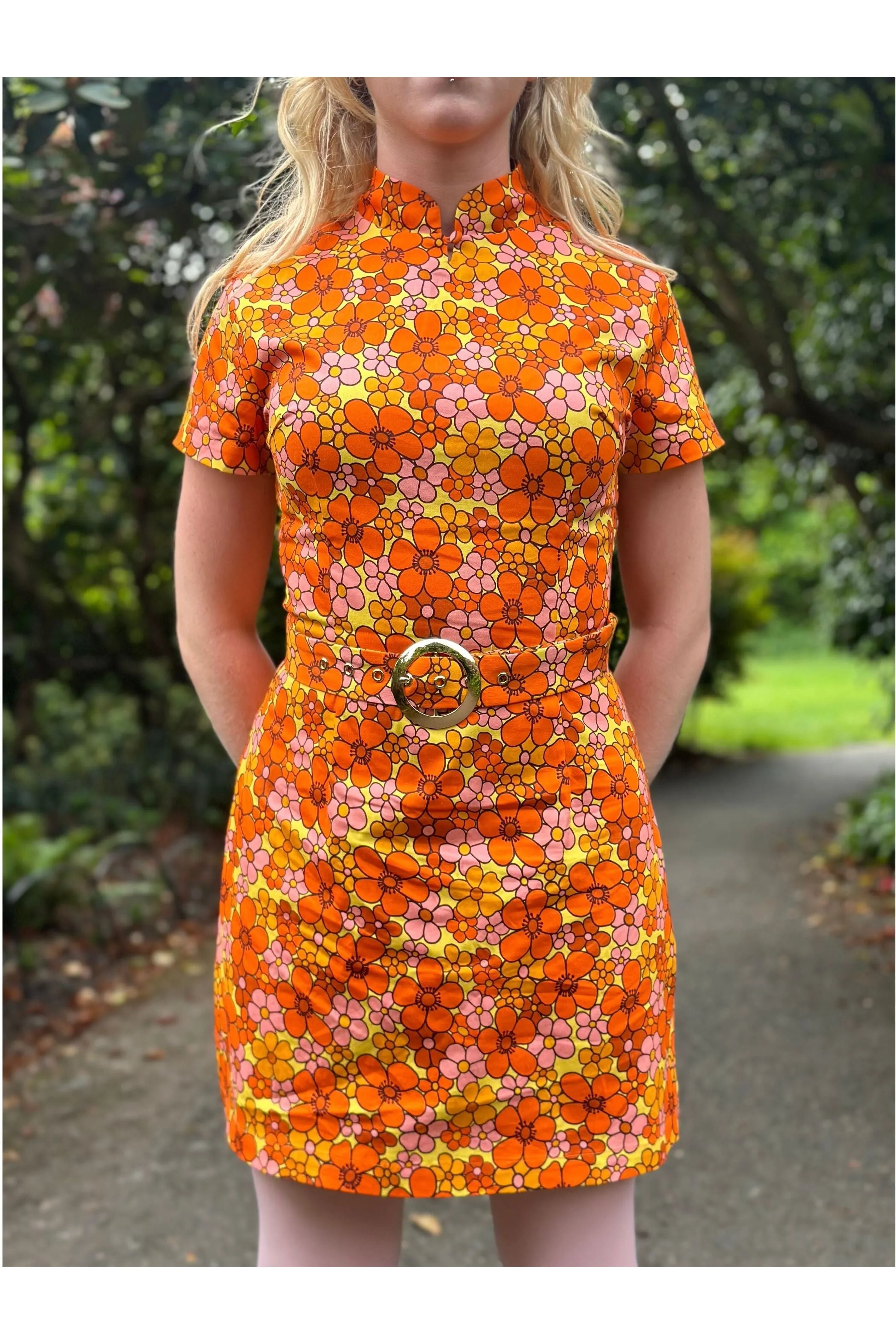 The Chain - Exclusive 'Lulu' California Poppy Pink - Dress